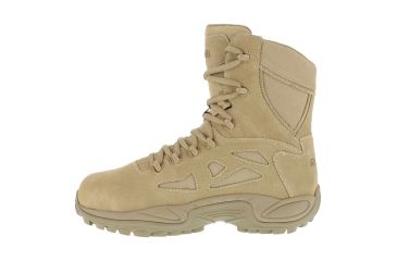 Image of Reebok Rapid Response RB 8in. Desert Tan Military Boot, 7 RB8893-TAN-7-MEN-M