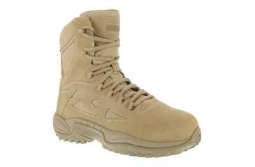 Image of Reebok Rapid Response RB 8in. Desert Tan Military Boot, 13 RB8896-TAN-13-MEN-M