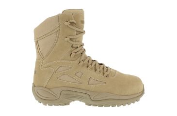 Image of Reebok Rapid Response RB 8in. Desert Tan Military Boot, 13 RB8896-TAN-13-MEN-M