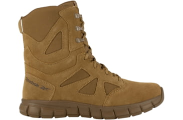 Image of Reebok Sublite Cushion 8 inch Soft Toe Military Tactical Boot - Womens, Coyote, 8.5W, RB808-Coyote-8.5-Female-W