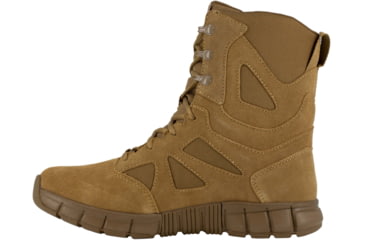 Image of Reebok Sublite Cushion 8 inch Soft Toe Military Tactical Boot - Womens, Coyote, 8.5W, RB808-Coyote-8.5-Female-W