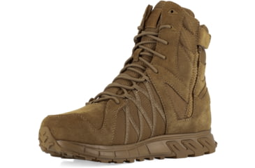 Image of Reebok Trailgrip 8in Tactical Boots w/ Side Zipper - Mens, Coyote, 12 US, Medium, RBK-RB3462-M-12.0