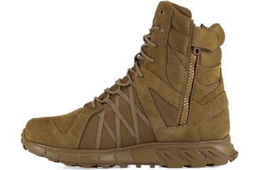 Image of Reebok Trailgrip 8in Tactical Boots w/ Side Zipper - Mens, Coyote, 12 US, Medium, RBK-RB3462-M-12.0