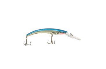 Image of Reef Runner Deep Diver 800 Rattling Minnow, 28ft Diving Depth 6 3/16in, 5/8oz, Floating, Chrome/Blue, 80004