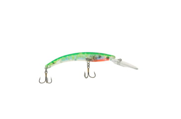 Image of Reef Runner Deep Diver 800 Rattling Minnow, 28ft Diving Depth 6 3/16in, 5/8oz, Floating, Green Flash, 800186