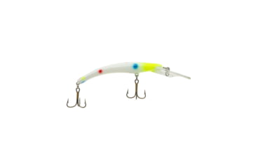 Image of Reef Runner Deep Little Ripper 600 Minnow, 21ft Diving Depth, 4 9/16in, 1/4oz, Floating, Chartreuse/Wonderbread, 60092