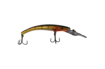 Image of Reef Runner Deep Little Ripper 600 Minnow, 21ft Diving Depth, 4 9/16in, 1/4oz, Floating, Green Perch, 60009