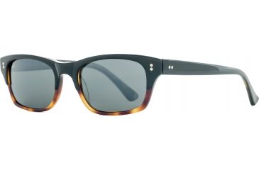 Image of Reptile Sun Agamid Sunglasses, Black Savana Frame, Titanium Black/Glass Lens, Polarized, AGABBS