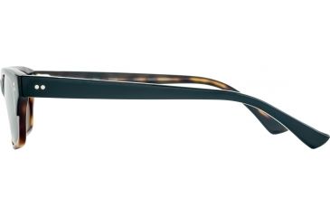 Image of Reptile Sun Agamid Sunglasses, Black Savana Frame, Titanium Black/Glass Lens, Polarized, AGABBS