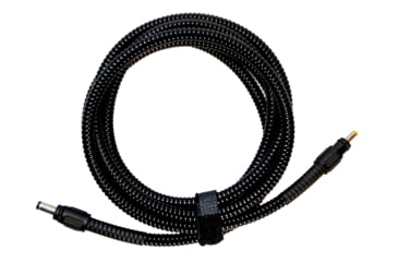 Image of Reveal By Tactacam RACABLEV1 Armored Solar Cable Black Fits Reveal Solar Panel 6.5
