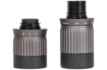 Image of Revic Acura Spotting Scope, 27-55x, 80mm Objective, Dark Gray/Orange, AY-R-E1002