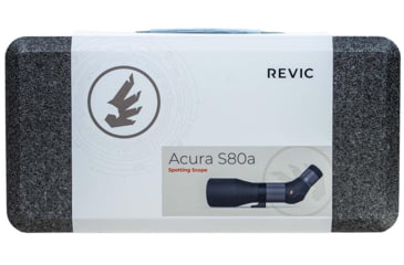 Image of Revic Acura Spotting Scope, 27-55x, 80mm Objective, Dark Gray/Orange, AY-R-E1002
