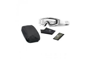 Image of Revision Snowhawk Goggle System Basic Kit, Clear Les, White Frame, 4-0101-0006
