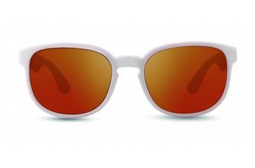 Image of Revo Kash Global Fit Sunglasses, White/Coral/Grey Frame, Open Road Lens, Polarized, RE 1028GF 09 OR