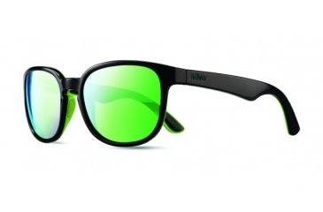 Image of Revo Kash Sunglasses, Black/Green/Blue Frame, Green Water Lens, Polarized, RE 1028 01 GN