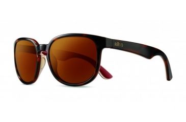Image of Revo Kash Sunglasses, Tort/Bone/Red Frame, Open Road Lens, Polarized, RE 1028 02 OR