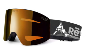 Image of Revo No. 6 Solstice Bode Miller Sunglasses, Matte Black/Solar Orange Photochromic, Large, RG 7033 01 POG