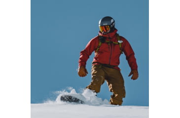 Image of Revo No. 6 Solstice Bode Miller Sunglasses, Matte Black Frame, Solar Orange Photo Lens, Large, RG 7033 01 POG