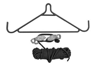 Image of Rhino Blinds Gambrel System and Hoist, Black/Steel, RTDH-200