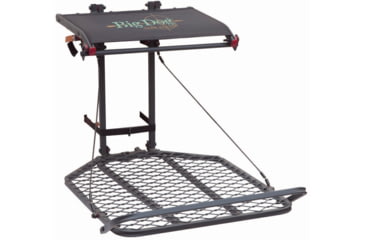 Image of Rhino Blinds Hang On Stand, Non-padded, Black/Steel, RTH-100