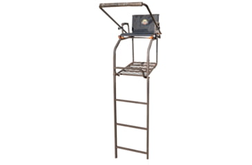 Image of Rhino Blinds Ladderstand, 16ft, Black/Steel, RTL-200