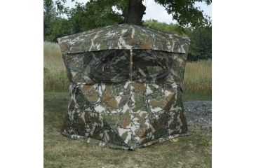 Image of Rhino Blinds Mossy Oak Predator Os Blind, Camo, 88in x 88in Hub to Hub 2X-P