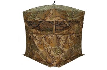 Image of Rhino Blinds Predator Ground Blind, Camo, 77in x 77in Hub to Hub XP-101