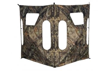 Image of Rhino Blinds Rhino Cut N Run With Bow Windows, Mossy Oak Break Up Country, 112 in x 56 in CRC-105B