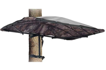 Image of Rhino Blinds XL Universal Treestand Cover Roof Kit, Black/Steel, RTUSC-050
