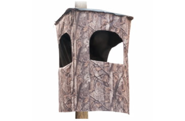 Image of Rhino Blinds Universal Treestand Full Enclosure Kit, Black/Steel, RTUSC-060