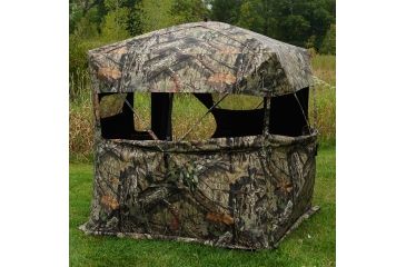 Image of Rhino Blinds Ground Blind Mossy Oak Bu-country 77''x77''x71'' Tall