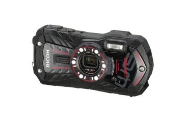 Image of Ricoh WG-30W Digital Camera-16MP 1/2.3 Backlit CMOS Sensor, Ebony Black 4593