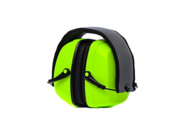 Image of Rifleman Hi Viz Green with Reflective Headband Ear Muffs, NRR 28, RFHVGBX