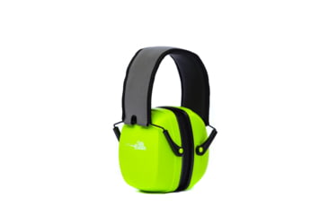 Image of Rifleman Hi Viz Green with Reflective Headband Ear Muffs, NRR 28, RFHVGBX