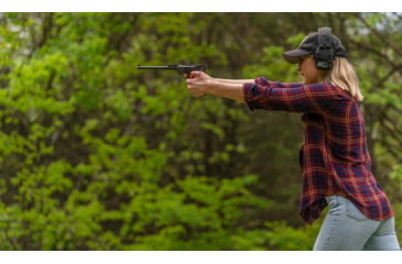 Image of Rifleman TAC Electronic 25dB Hearing Protection, Black, One Size, RFTAC