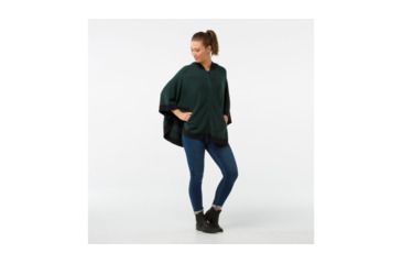 Image of Smartwool Ripple Creek Hooded Sweater Cape-Women's, Lochness Heather, Small, SW000348961-S