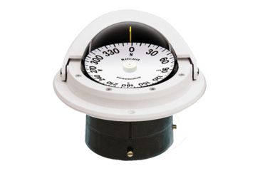 Image of Ritchie F-82W Voyager Compass - Flush Mount - White 10536