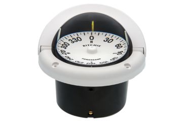 Image of Ritchie HF-742W Helmsman Compass - Flush Mount - White 10534