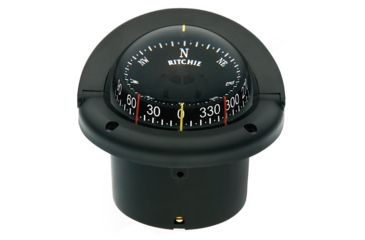 Image of Ritchie HF-743 Helmsman Combidial Compass - Flush Mount - Black 10361