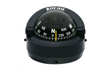Image of Ritchie S-53 Explorer Compass - Surface Mount - Black 10355