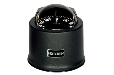 Image of Ritchie SP-5-B GlobeMaster Compass - Pedestal Mount - Black - 5 Degree Card 12V 10350