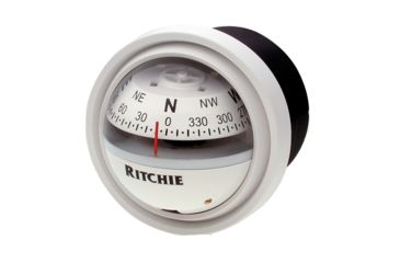 Image of Ritchie V-57W.2 Explorer Compass - Dash Mount - White 10357