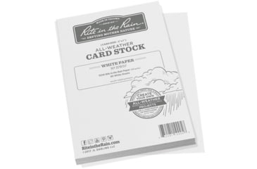 Image of Rite in the Rain All-weather Card Stock Paper 5 X 7, 80 White Sheets, 100 Paper - HW57