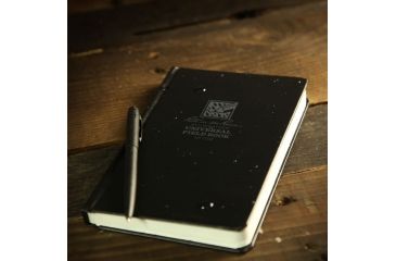 Image of Rite in the Rain Bound Book - Fabrikoid Cover - Universal - Black, Black, 6 3/4 x 8 3/4 770F-LG