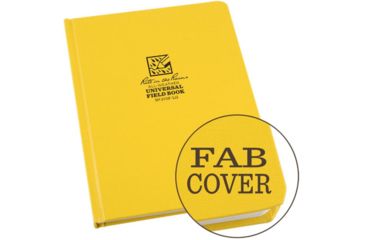 Image of Rite in the Rain Bound Book,Fabrikoid Cover,6 3/4x8 3/4,Yellow 370F-LG