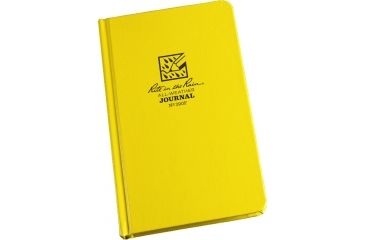 Image of Rite in the Rain BOUND BOOK - FABRIKOID COVER - JOURNAL, Yellow, 4 3/4 x 7 1/2 390F