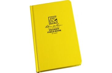 Image of Rite in the Rain BOUND BOOK - FABRIKOID COVER -TRANSIT, Yellow, 4 3/4 x 7 1/2 300F