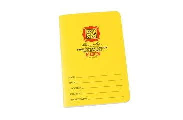Image of Rite in the Rain Fire Investigation Field Notes, Yellow, 5 1/2 x 8 1/2 121FX
