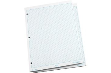 Image of Rite in the Rain GRID SHEETS - ISOMETRIC, White, 8 1/2 x 11 1190