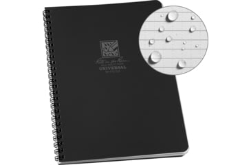 Image of Rite in the Rain Large Side Spiral Notebook - Universal - Black - 773-LG